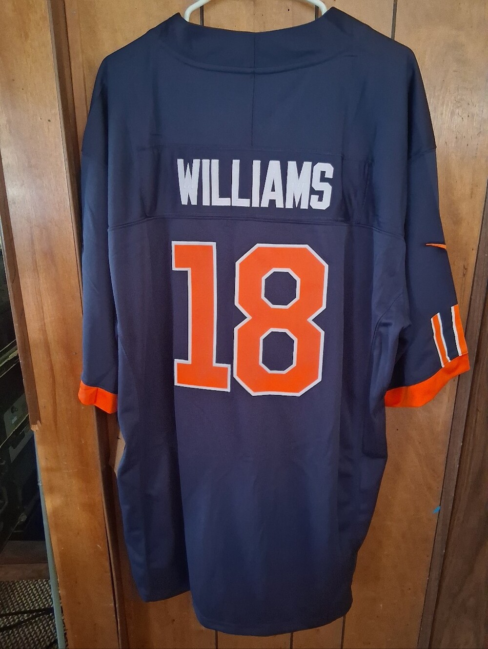 Sports Card With Chicago Bears Rivalry 3xl Jersey Caleb Williams Vapor FUSE